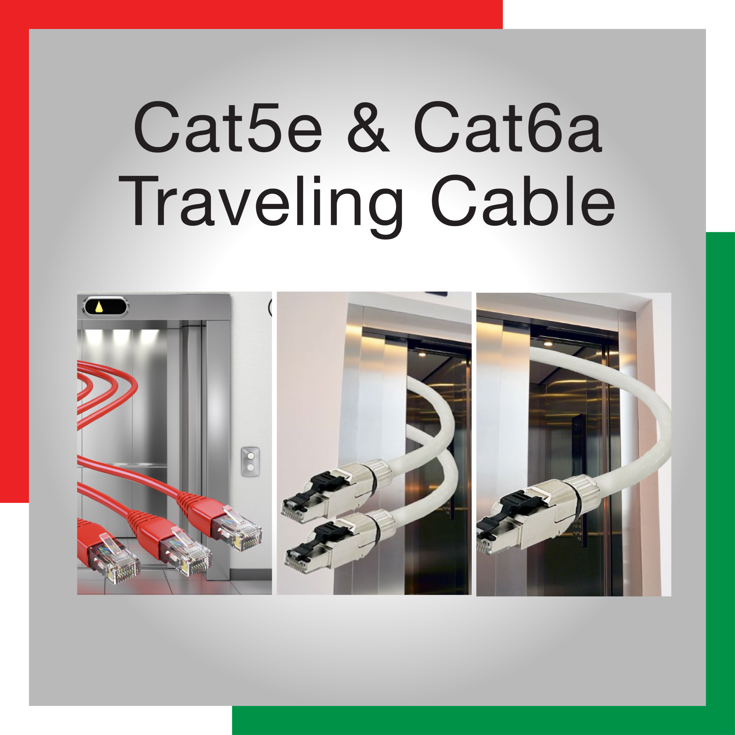 Mega Elevators Parts - Cat5e & cat6a Traveling Cable